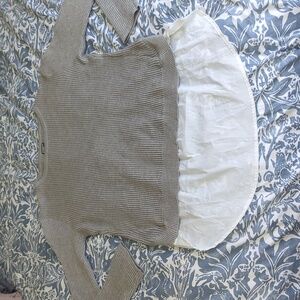 🟣3/$20-Soft Long Sleeve Top with Cute Shirttail